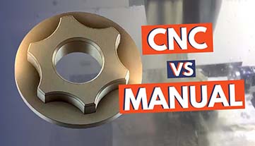 CNC-Bearbeitung vs. manuelle Bearbeitung