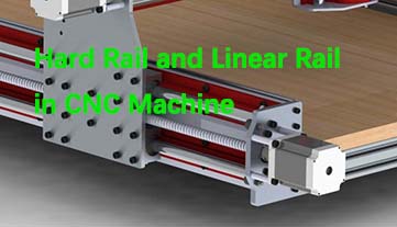 Harte Schiene und lineare Schiene in CNC-Maschine