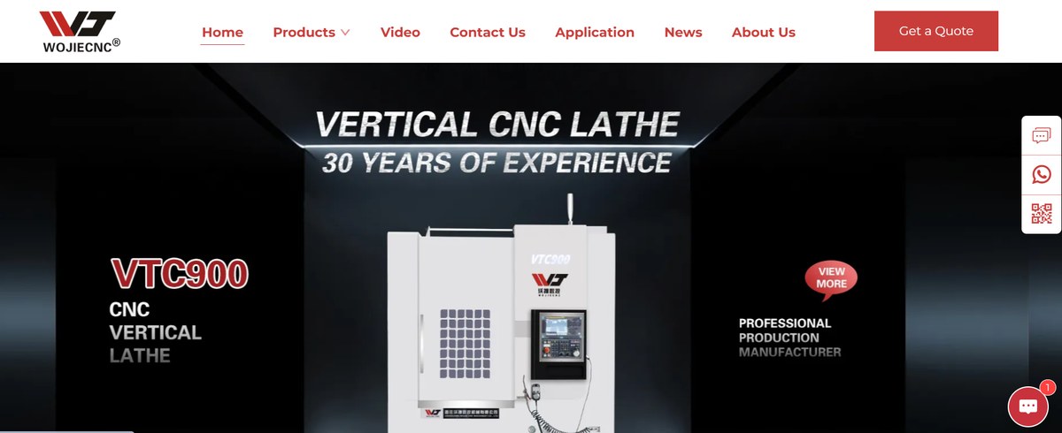 Vertical CNC Lathe Machine